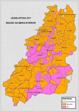 BEIRA INTERIOR: LEGISLATIVAS 2011